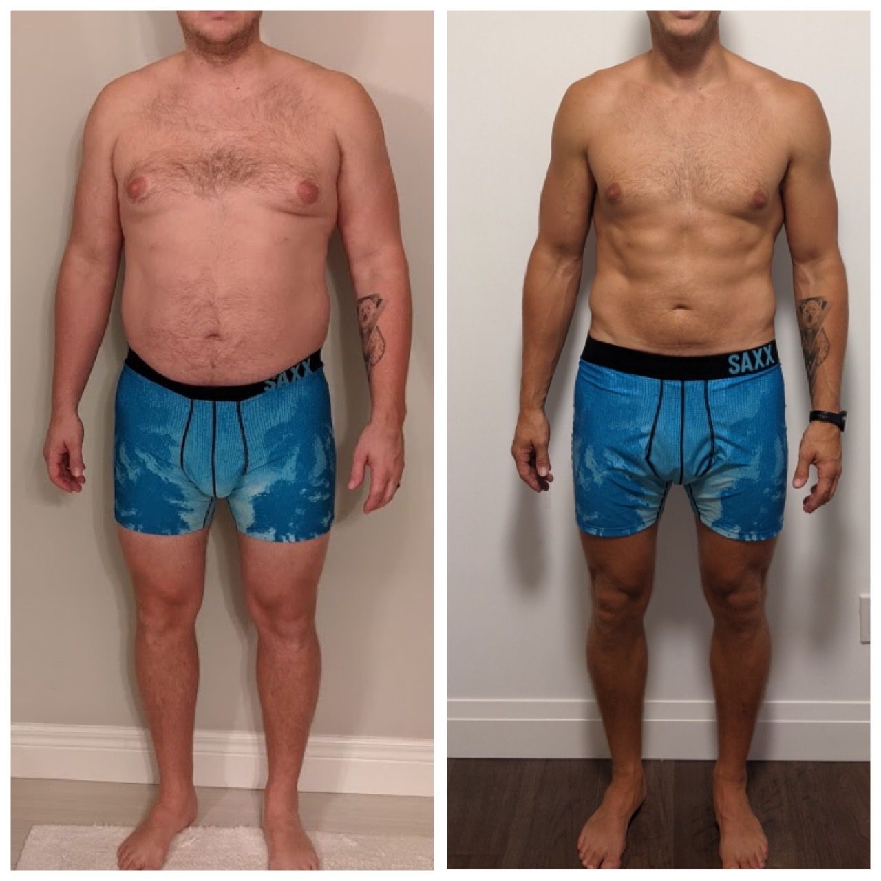 Weight Loss Before and After - Ryan